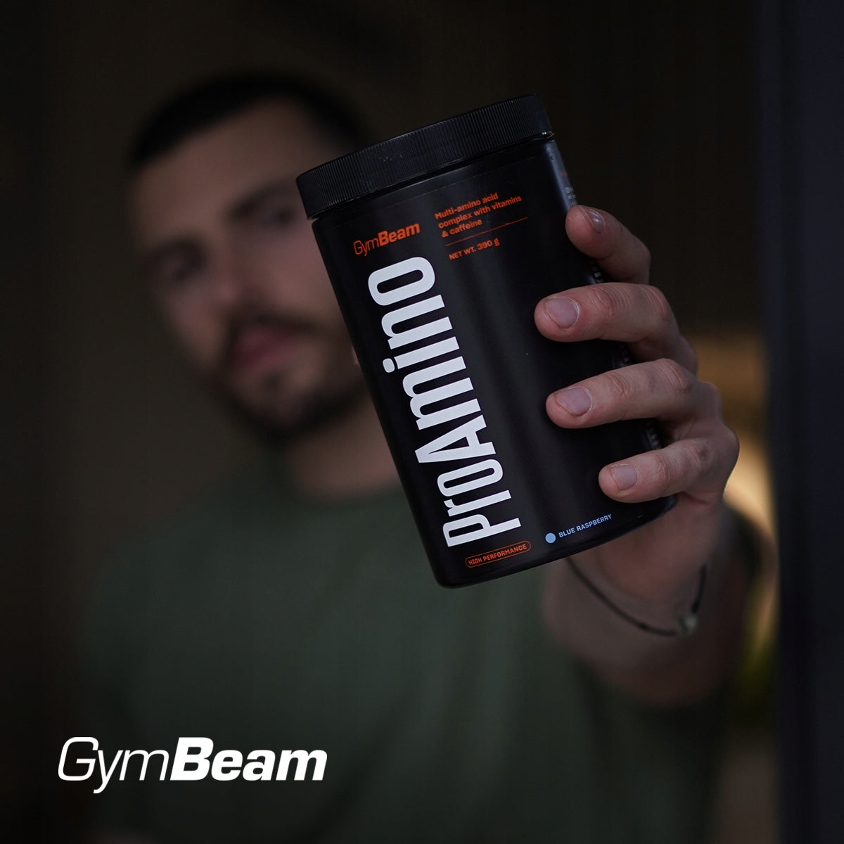 PROAMINO COMPLEX AMINO ACIDS VITAMINS COMPLEX BCAA GymBeam 390g orange Brand GymBeam