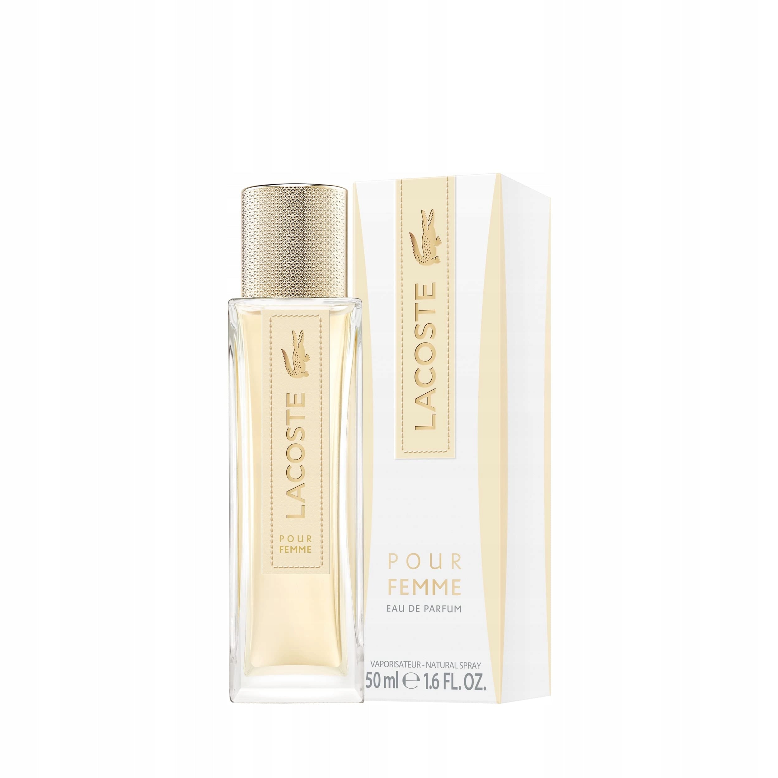 PRODUCT LACOSTE POUR FEMME 50ML EDP EAU DE PARFUM Packaging status original