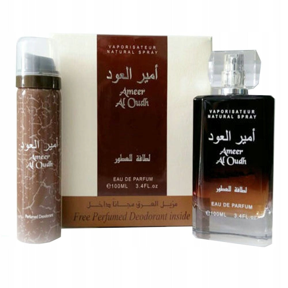 PRODUCT LATTAFA AMEER AL OUDH 100ML EDP +50ML DEODORANT SPRAY