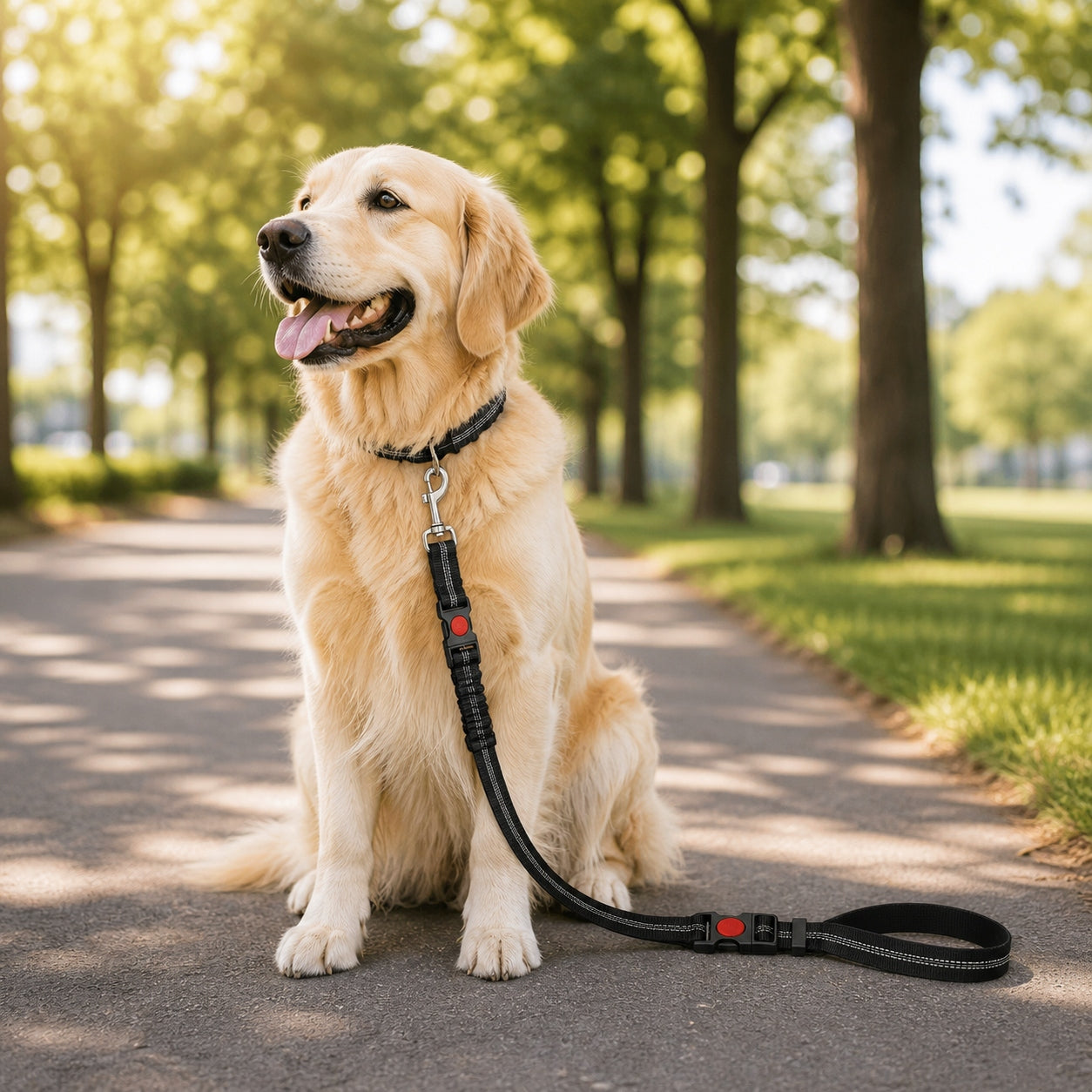 PROFESJONALNY PAS BEZPIECZEŃSTWA PASY SMYCZ DO SAMOCHODU AUTA DLA KOTA PSA Trade name Dog safety leash