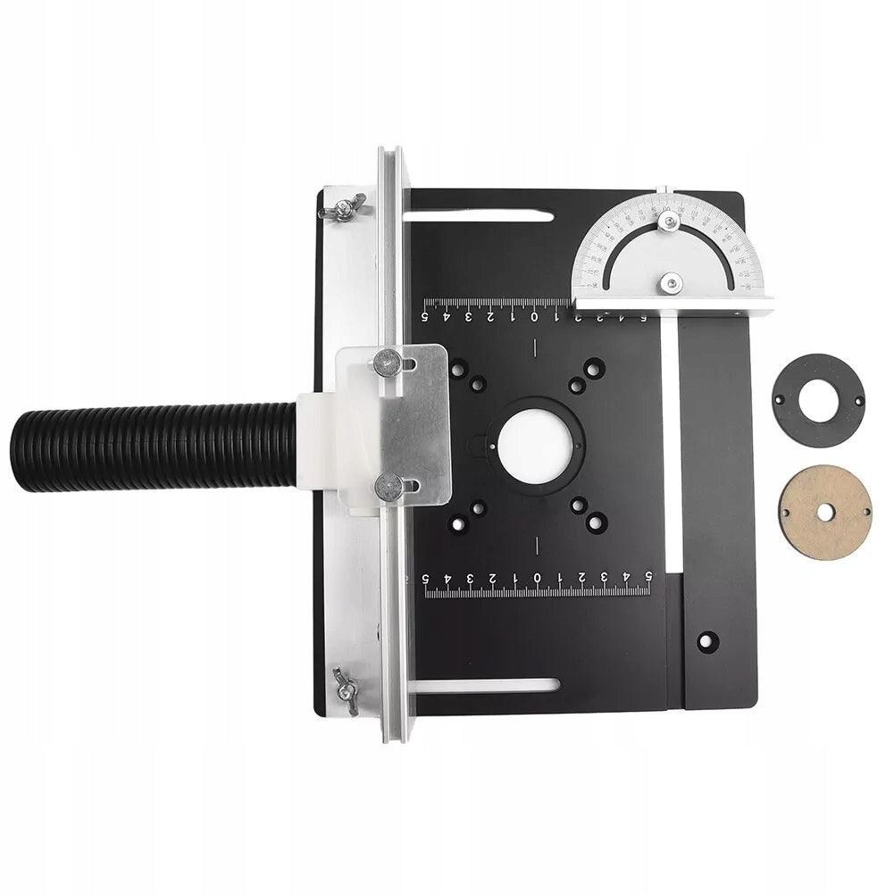 PROFESSIONAL ALUMINUM PLATE FOR MILLING TABLE WITH MITER GUIDE AND FENCE Brand no brand