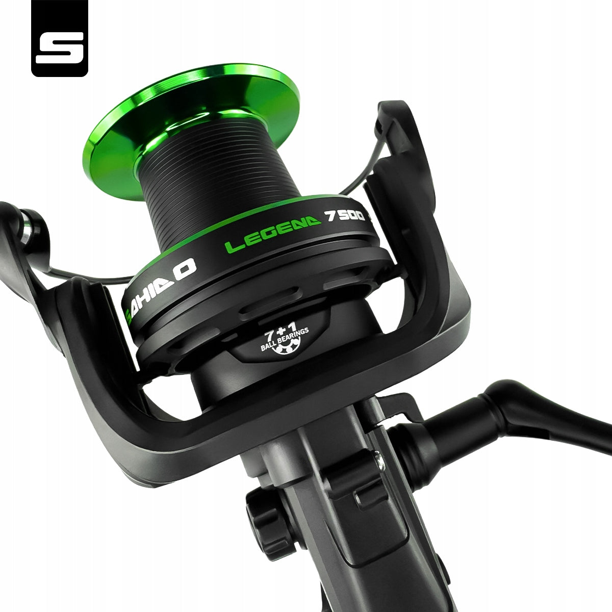 PROFESSIONAL CARP REEL WITH FREE GEAR Sahido LEGEND 7500 7+1 Fishing method carp float and ground universal