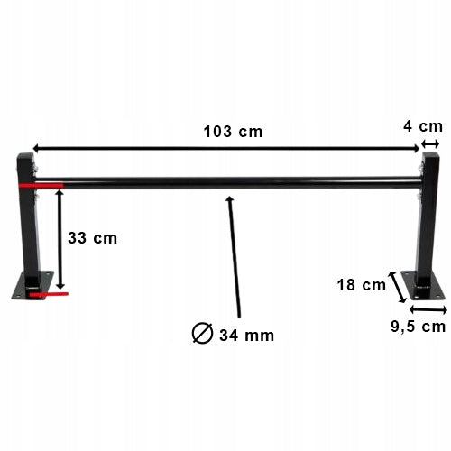 PROFESSIONAL CEILING BAR FOR PULLING UP TO THE CEILING - KURA SPORT Manufacturer code DRĄŻEK SUFITOWY DO PODCIĄGANIA DO SUFITU