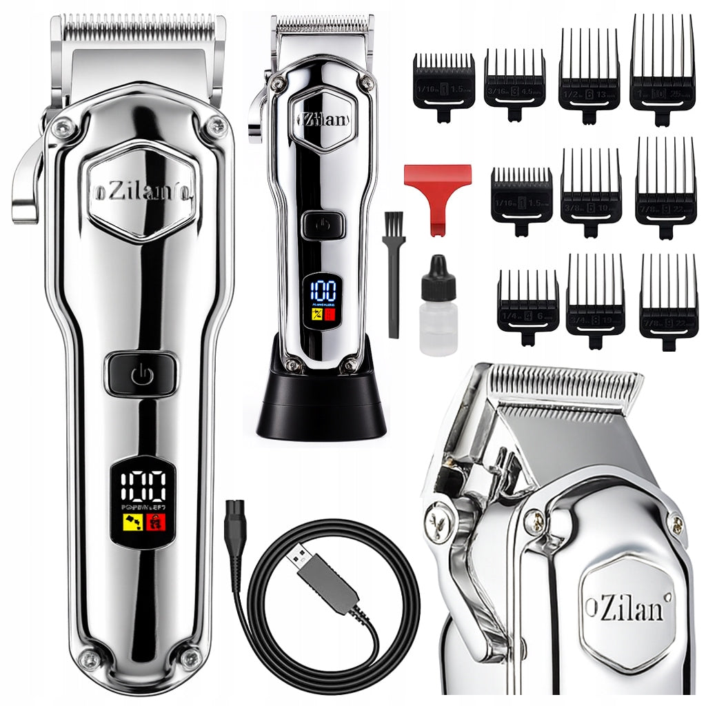 PROFESSIONAL CORDLESS CLIPPER WET&DRY USB SET 11IN1