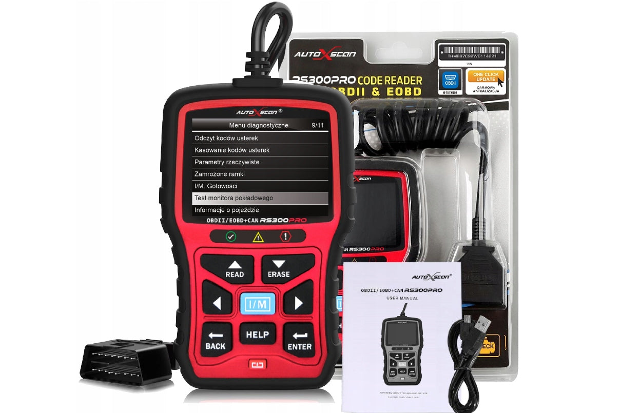 PROFESSIONAL DIAGNOSTIC TESTER DISTRIBUTION Poland ACTUAL PARAMETERS Brand AutoXscan