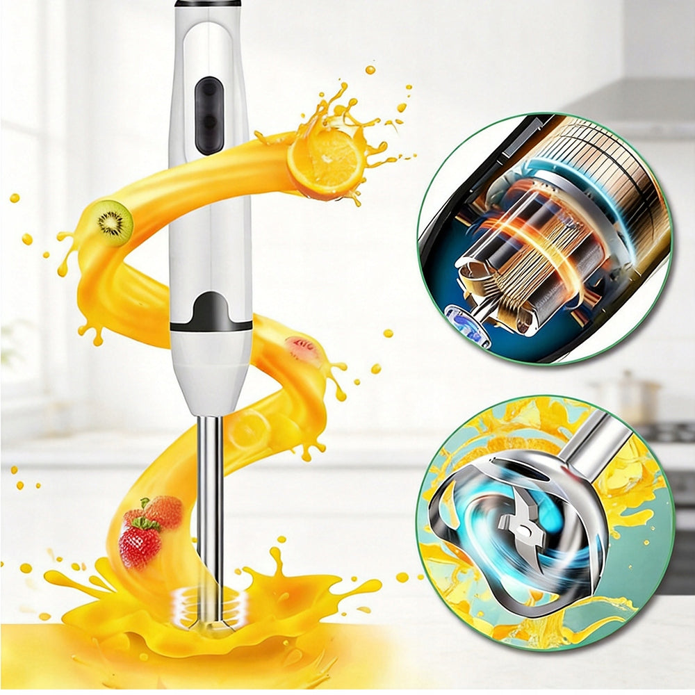 PROFESSIONAL ELECTRIC HAND BLENDER 400W STAINLESS STEEL WHITE Packaging status original