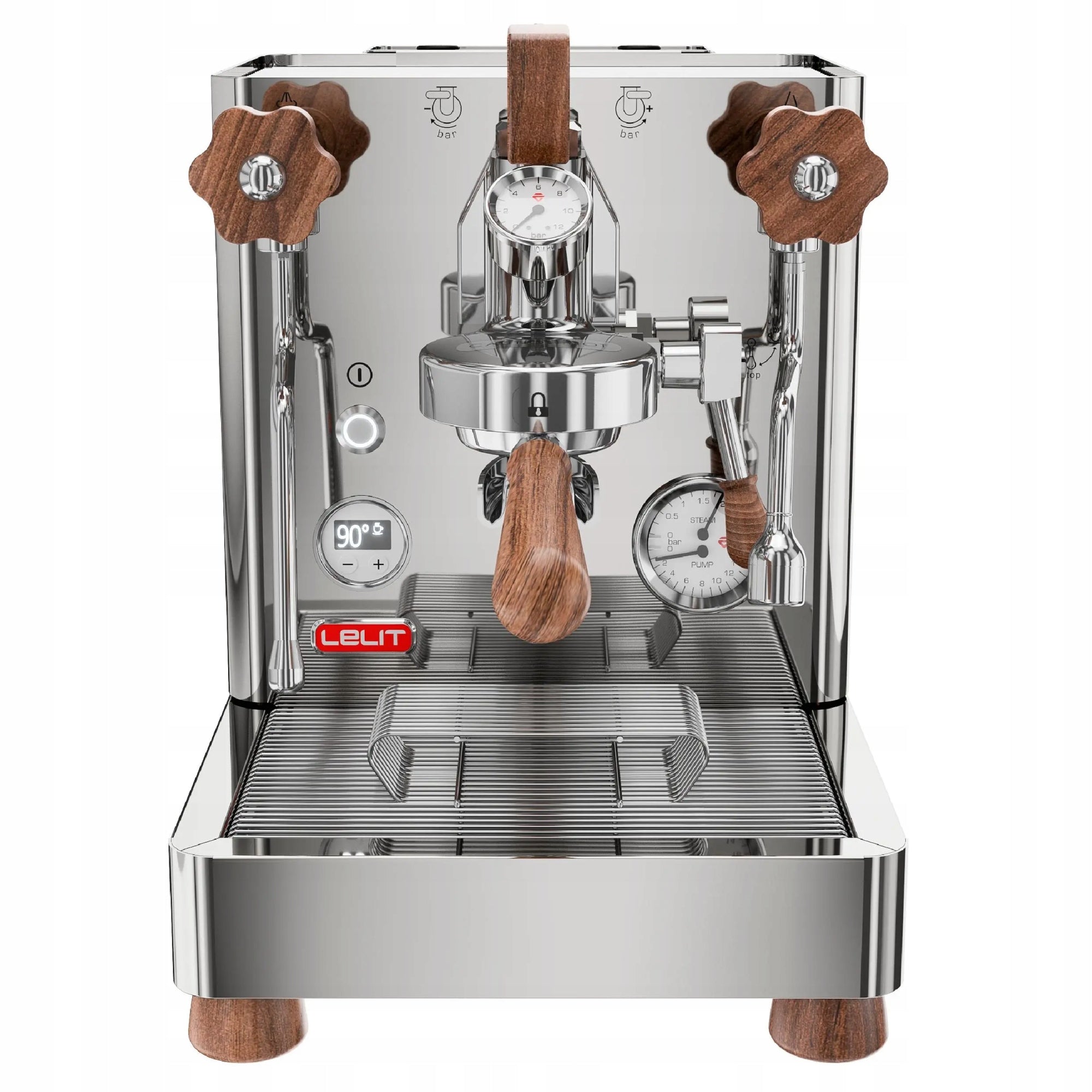 PROFESSIONAL FLASK COFFEE MAKER Lelit Bianca PL162T ITALIAN WOOD Manufacturer code 8009437002641