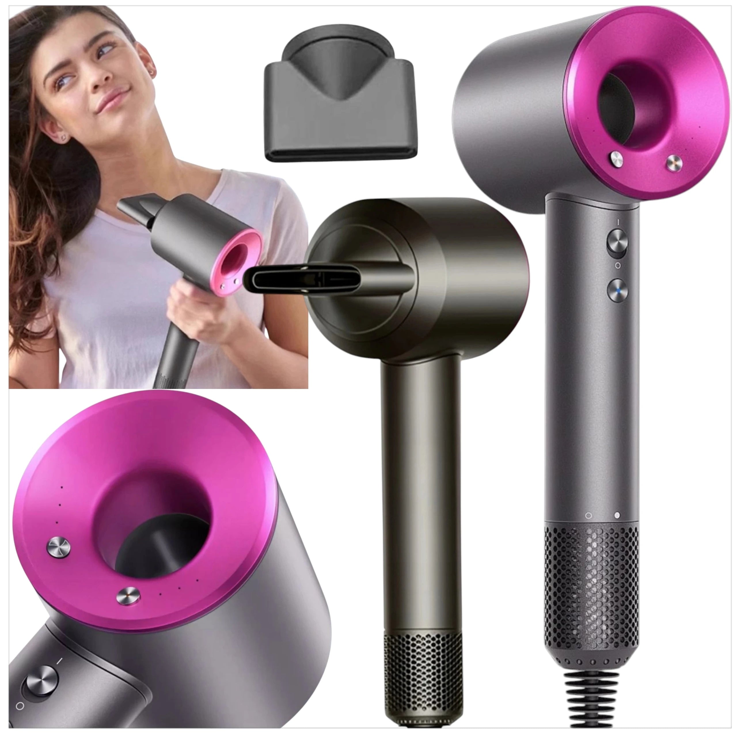 PROFESSIONAL HAIR DRYER 1600W ULTRA IONIZATION TIP