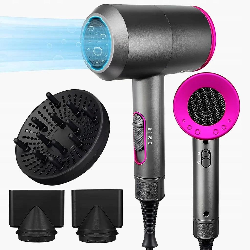 PROFESSIONAL HAIR DRYER 2000W ULTRA IONIZATION DIFFUSER Brand Zree