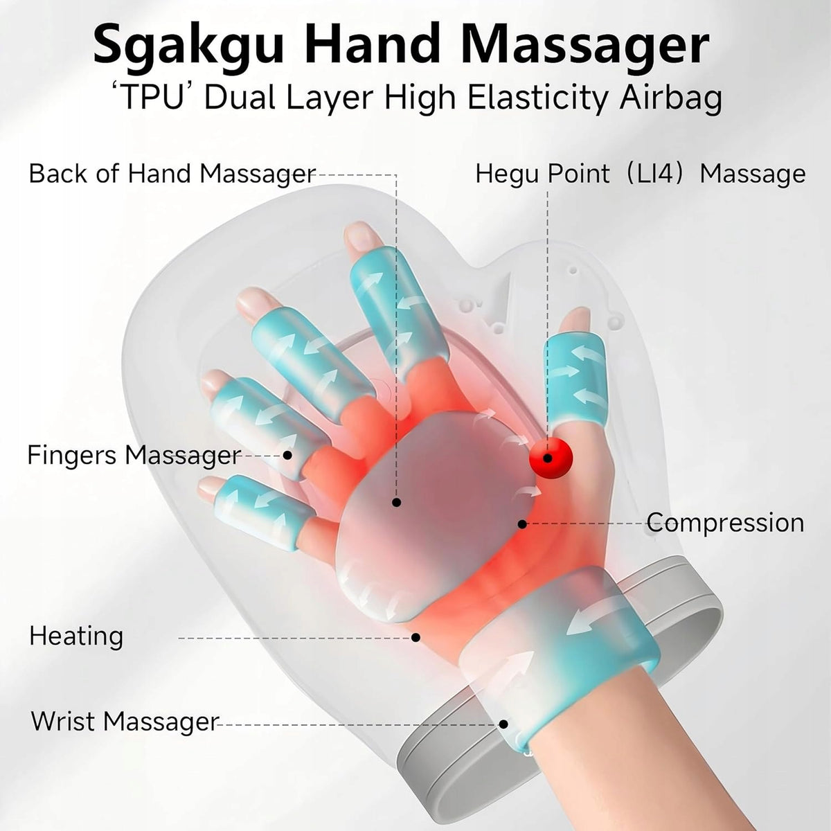 PROFESSIONAL HAND MASSAGER WITH HEATING Brand no brand