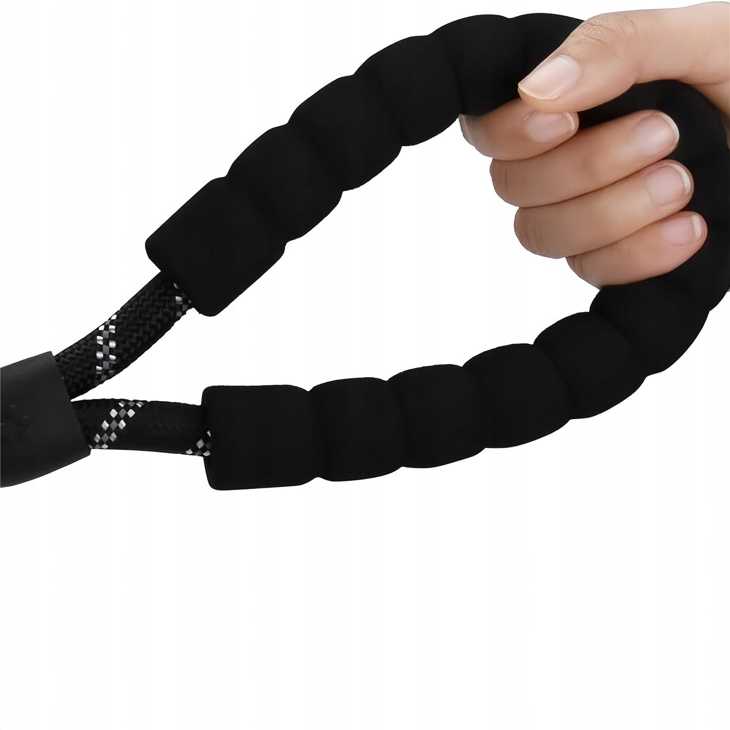 PROFESSIONAL LEASH FOR MEDIUM TO LARGE DOGS - DURABILITY AND COMFORT Color black