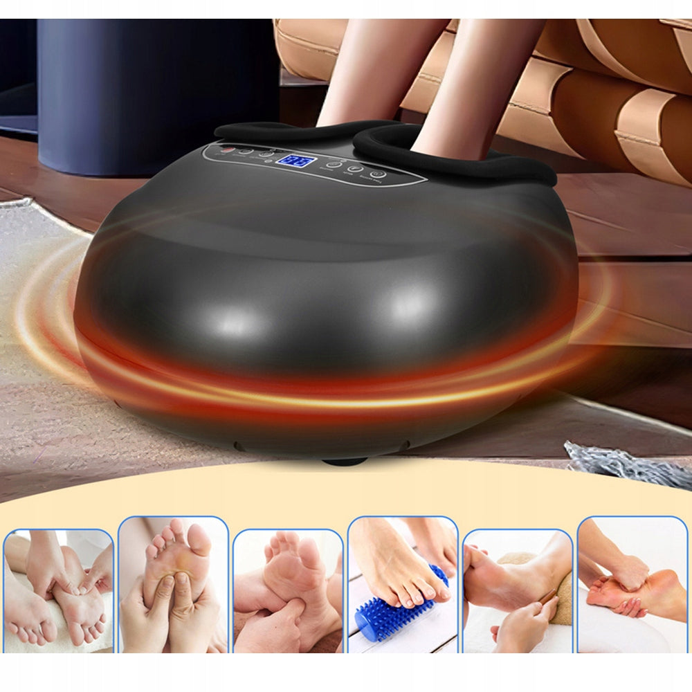 PROFESSIONAL LEG MASSAGER HEATING KNEADING ROLLING REMOTE CONTROL Manufacturer code Masażer