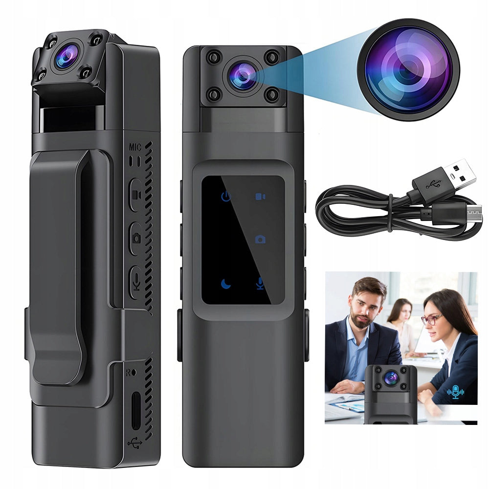 PROFESSIONAL MINI CAMERA SURVEILLANCE HD 1080P Portable Screen Camera