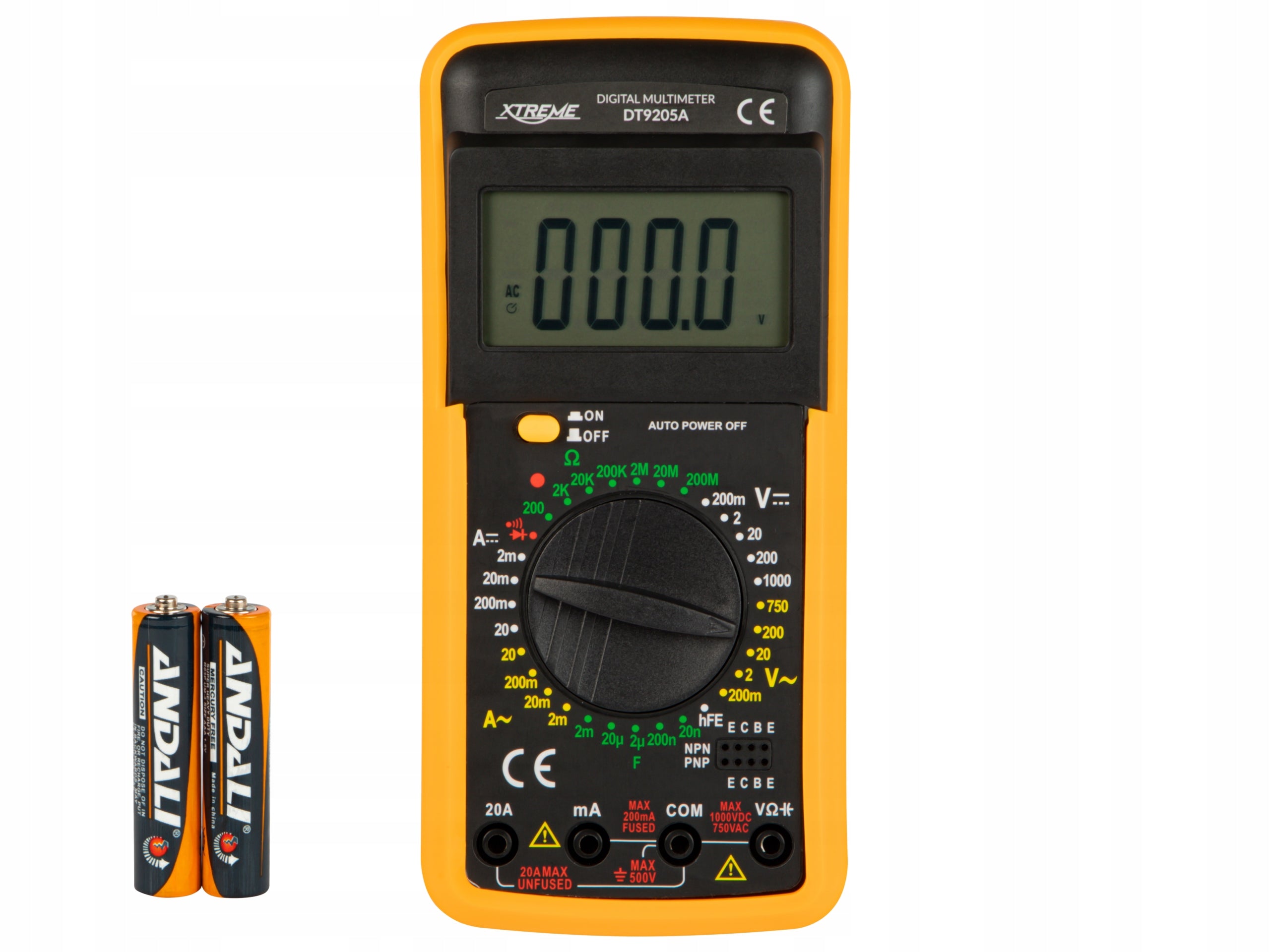 PROFESSIONAL MULTIMETER DIGITAL VOLTAGE CURRENT METER LCD TESTER SET Brand Xtreme