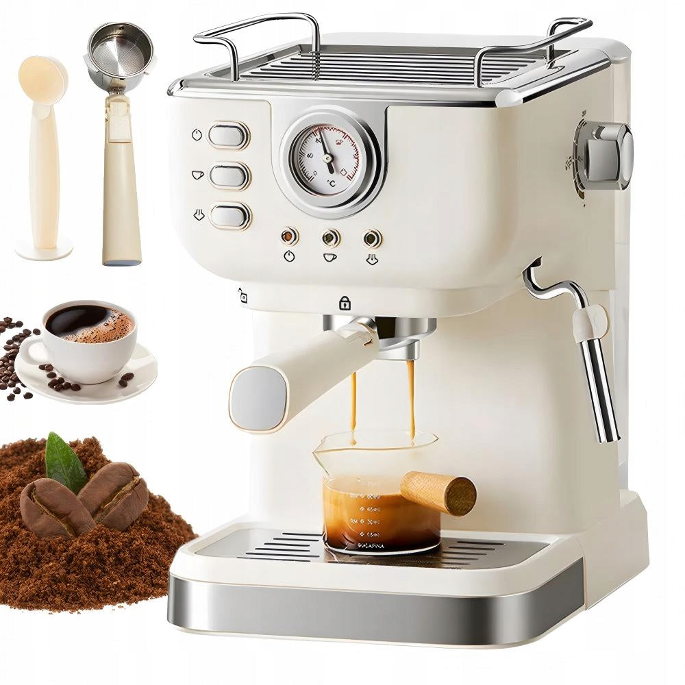 PROFESSIONAL PRESSURE COFFEE MAKER 1.5L HIGH PRESSURE EXTRACTION