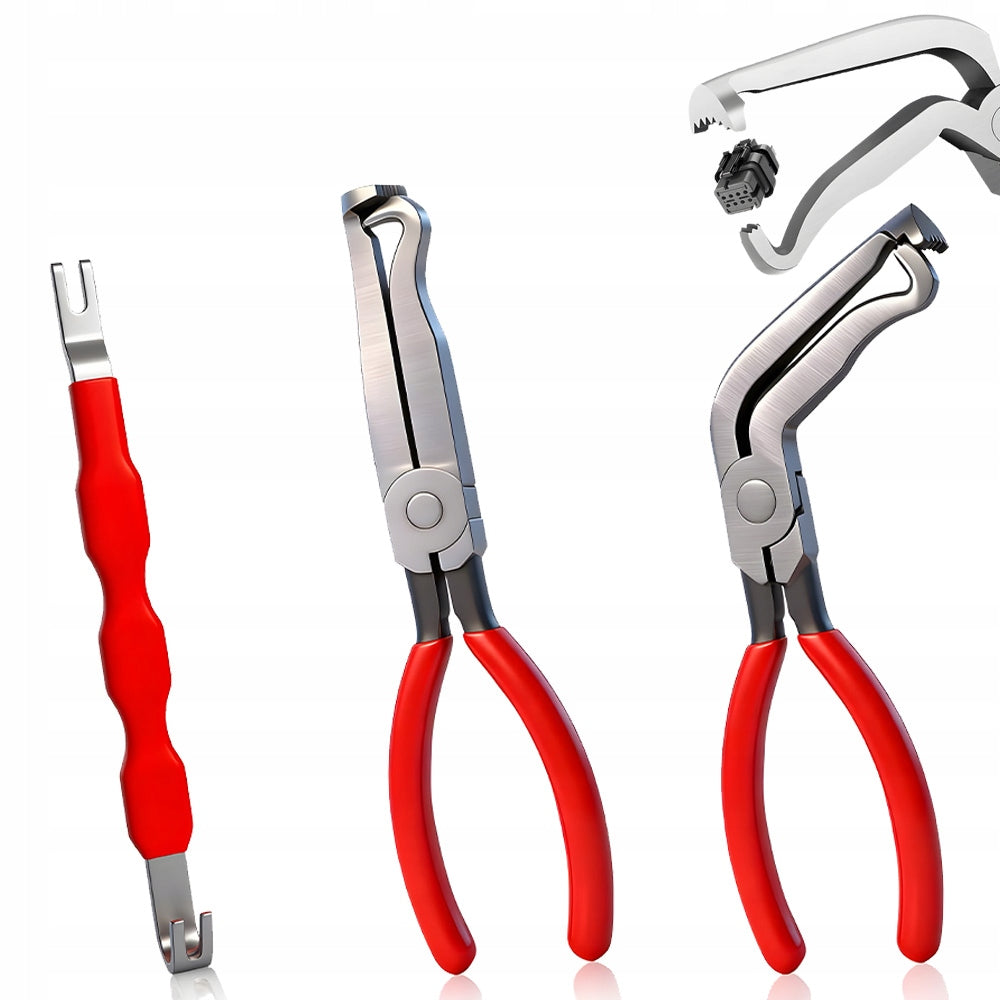 PROFESSIONAL SET OF PLIERS FOR DISMANTLING CAR PLUG CONNECTORS