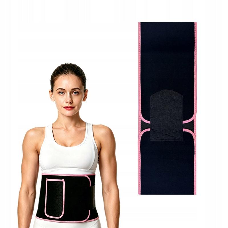 PROFESSIONAL SLIMMING BELT SLIMMING FOR GYM WORKOUTS SILVER ION AND POCKET