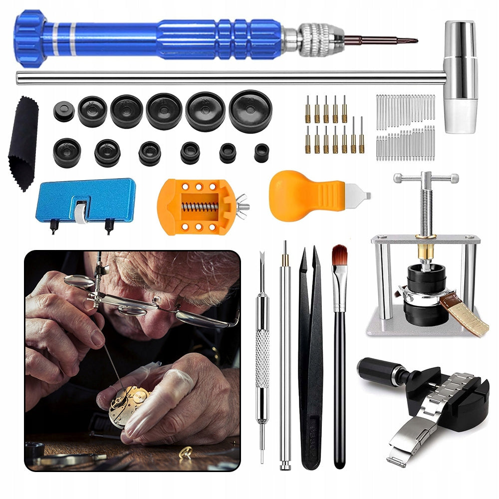 PROFESSIONAL WATCH REPAIR KIT FOR WATCH REPAIR 81 ELEMENTS Brand no brand
