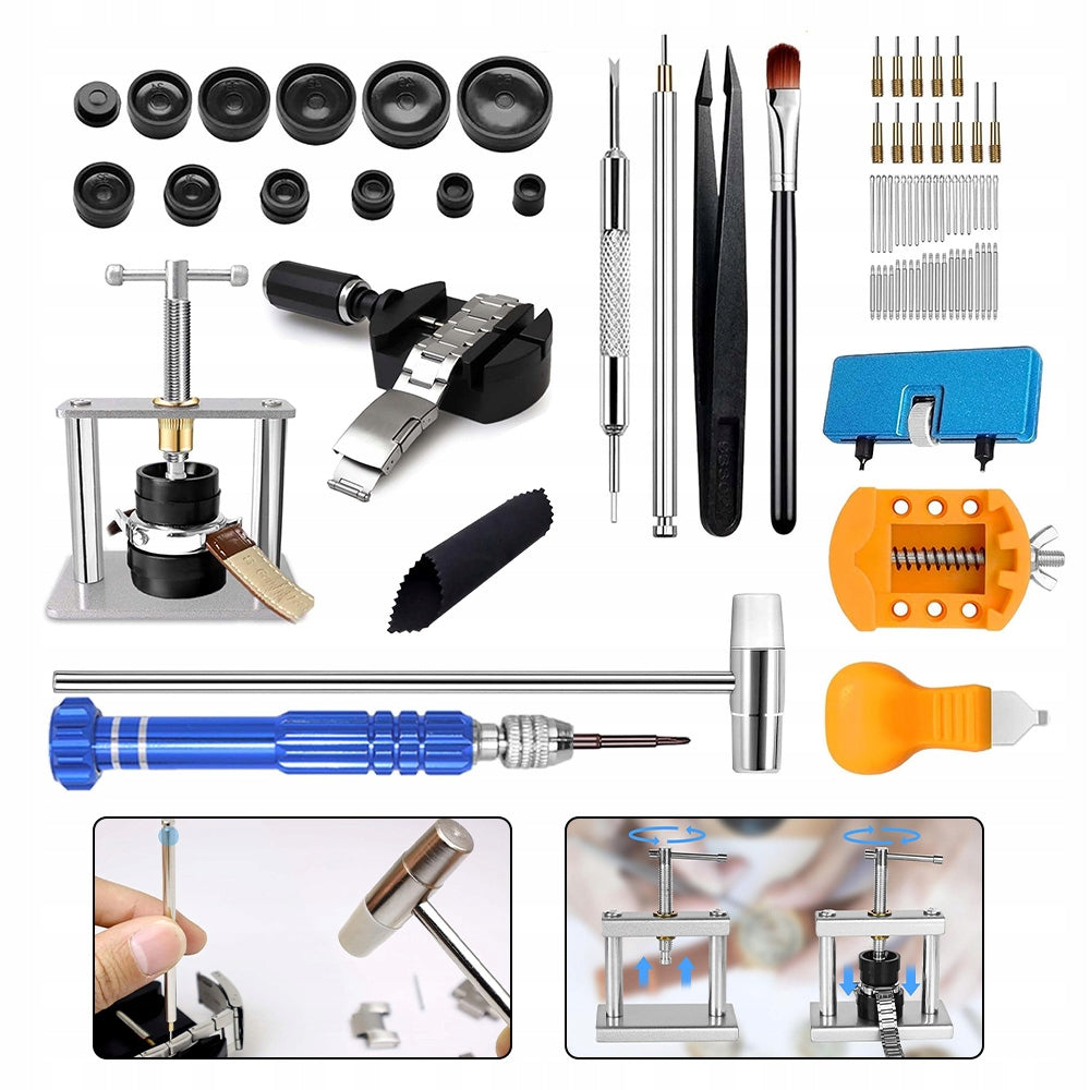 PROFESSIONAL WATCH REPAIR KIT FOR WATCH REPAIR 81 ELEMENTS Packaging status original