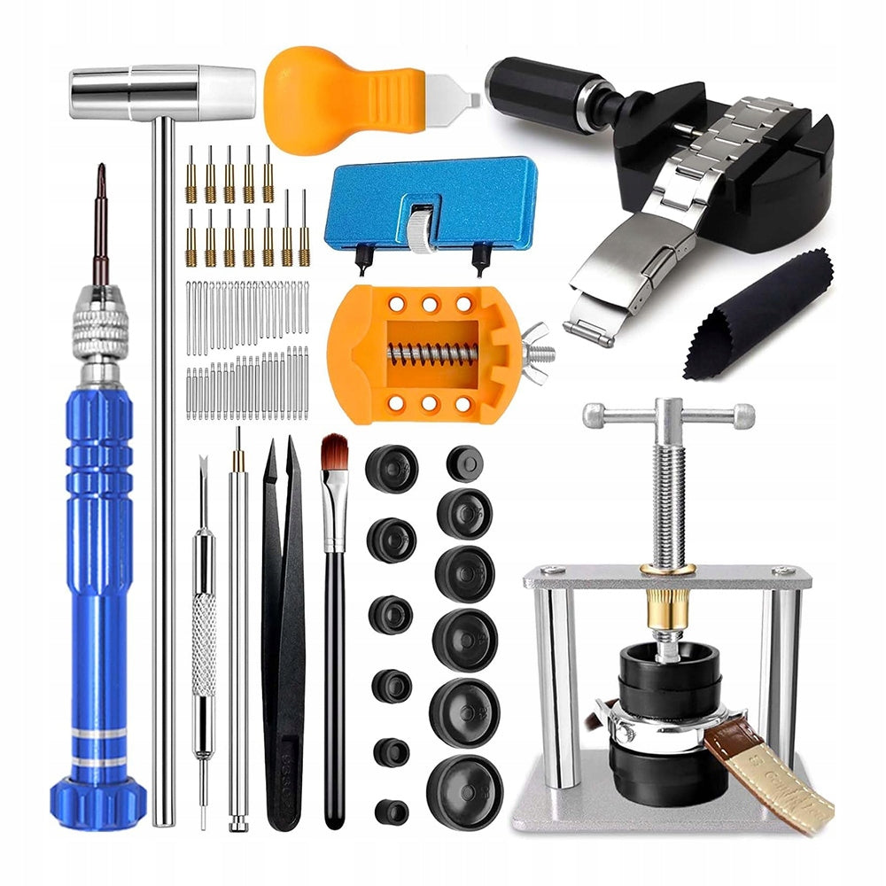 PROFESSIONAL WATCH REPAIR KIT FOR WATCH REPAIR 81 ELEMENTS