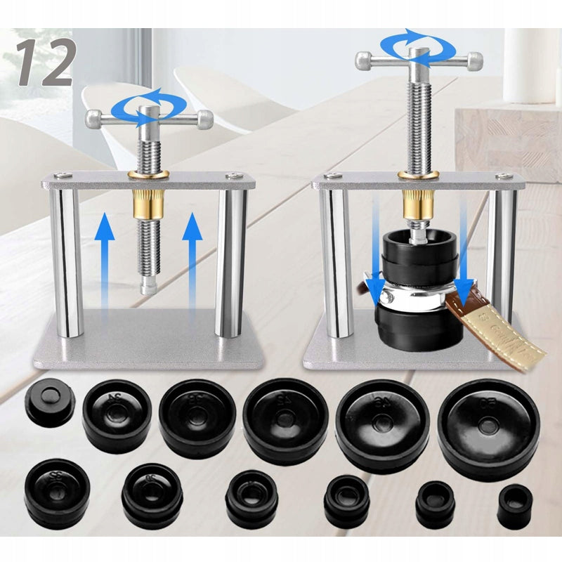 PROFESSIONAL WATCH TOOL SET + PRESS WATCHMAKING PRESS Brand no brand