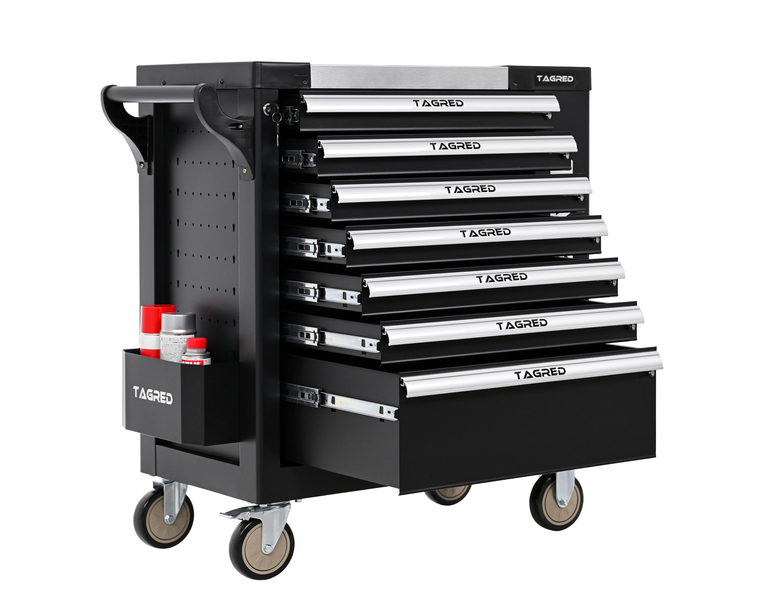 PROFESSIONAL WORKSHOP CABINET SERVICE TOOL CART STEEL COUNTERTOP Brand Tagred