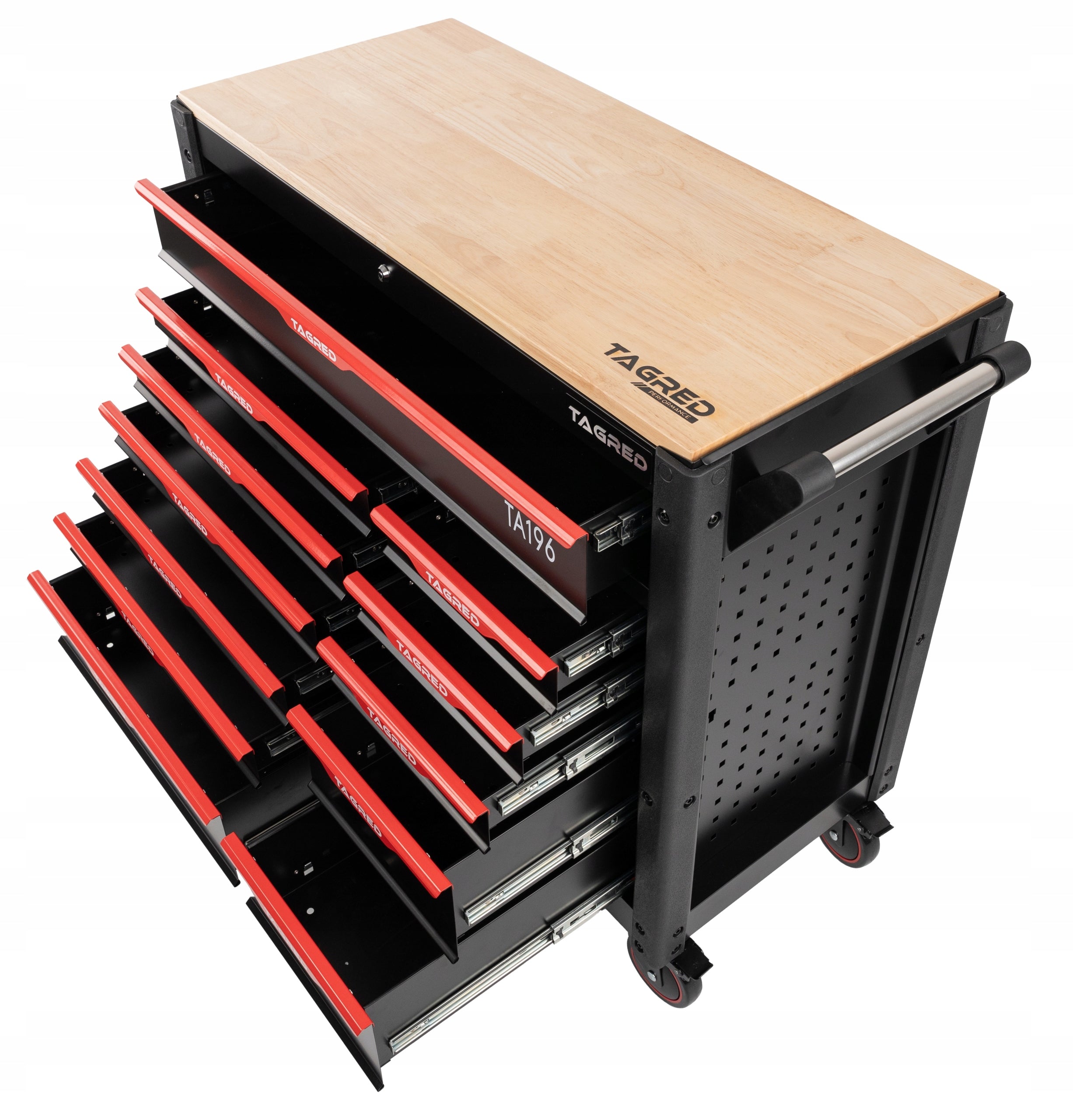 PROFESSIONAL WORKSHOP CABINET TOOL TROLLEY JUMBO 12 DRAWERS 541-EL. Accessories included yes