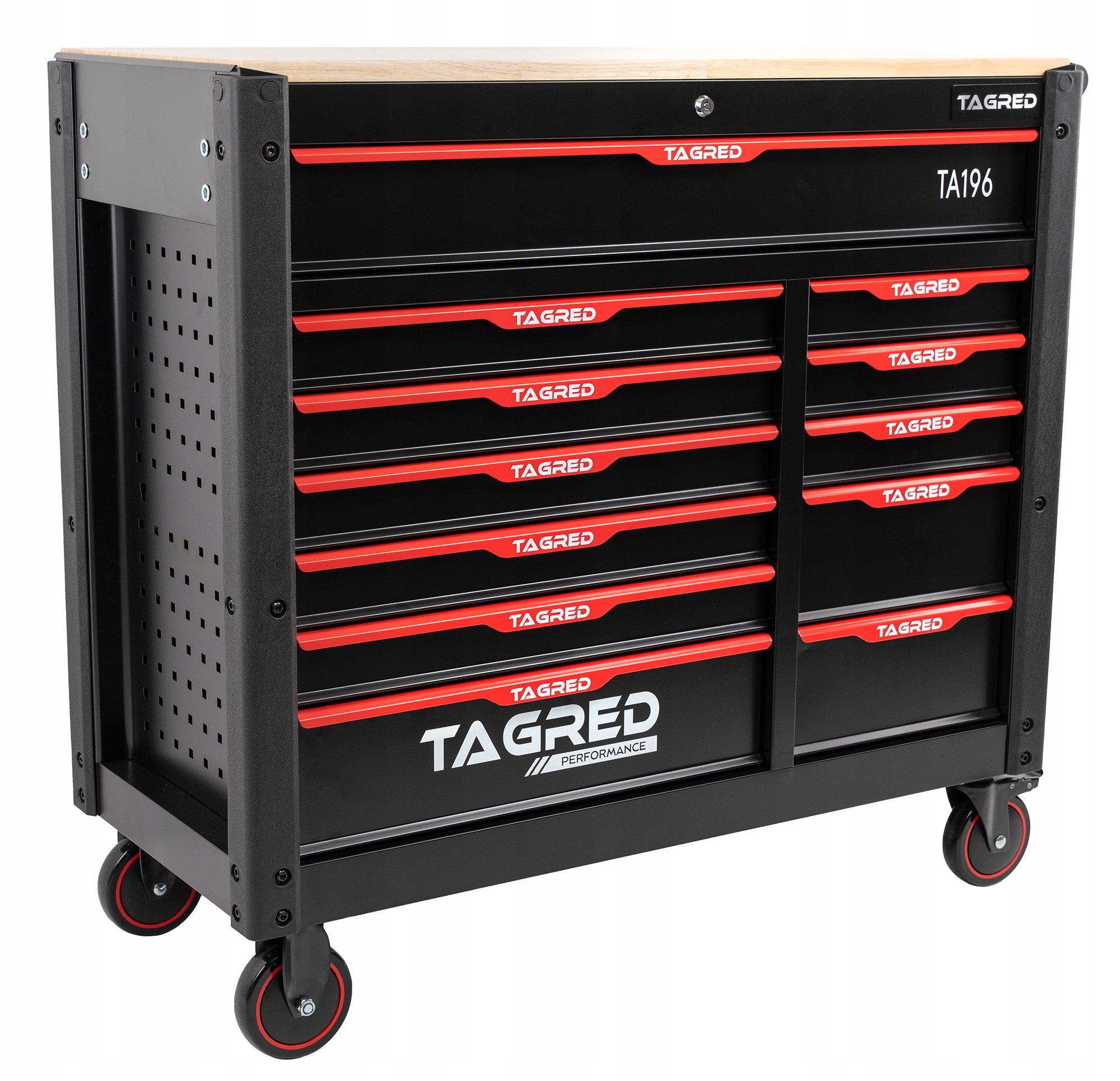 PROFESSIONAL WORKSHOP CABINET TOOL TROLLEY JUMBO 12 DRAWERS 541-EL. Brand Tagred