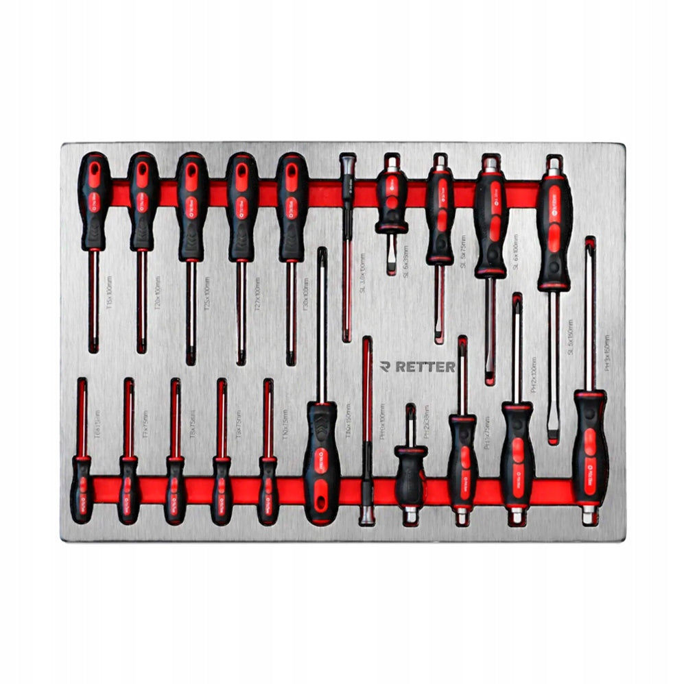 PROFESSIONAL WORKSHOP TROLLEY TOOL CABINET RETTER R23 372 TOOLS Product weight with unit packaging 127 kg