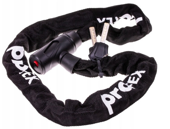 PROFEX LOCK BICYCLE CLASP SECURITY CHAIN 90CM 5X5MM FOR BIKE KEY Brand Profex
