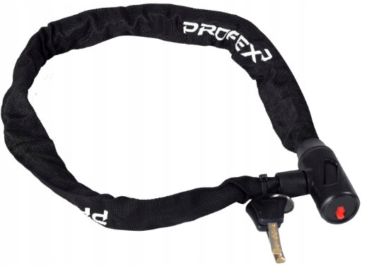 PROFEX LOCK BICYCLE CLASP SECURITY CHAIN 90CM 5X5MM FOR BIKE KEY Manufacturer code 91609