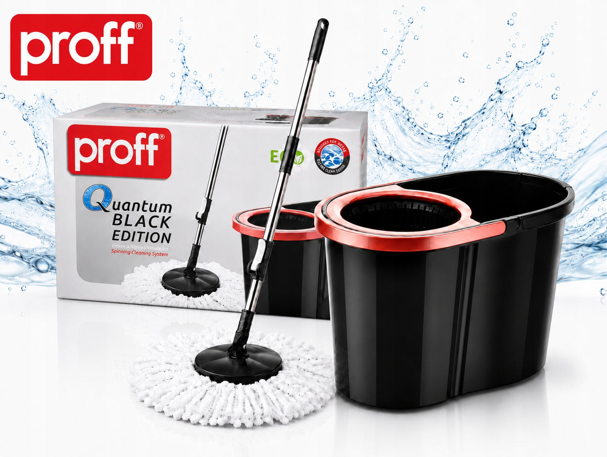 PROFF Quantum Black Rotary Mop with Microfiber Bucket Floor Kit 16L Manufacturer code 8681503001125