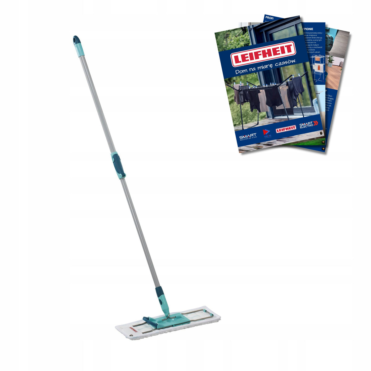 PROFI XL MOP WITH LEIFHEIT 55049 TELESCOPIC POLE + EBOOK