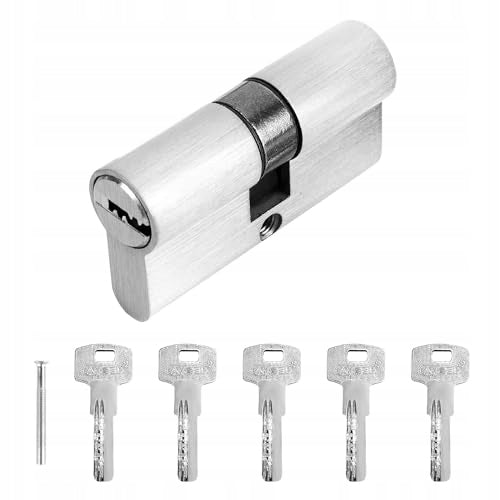 PROFILE DOOR CYLINDER 30/30 DRUM LOCK BRASS 5 KEYS METAL Brand no brand