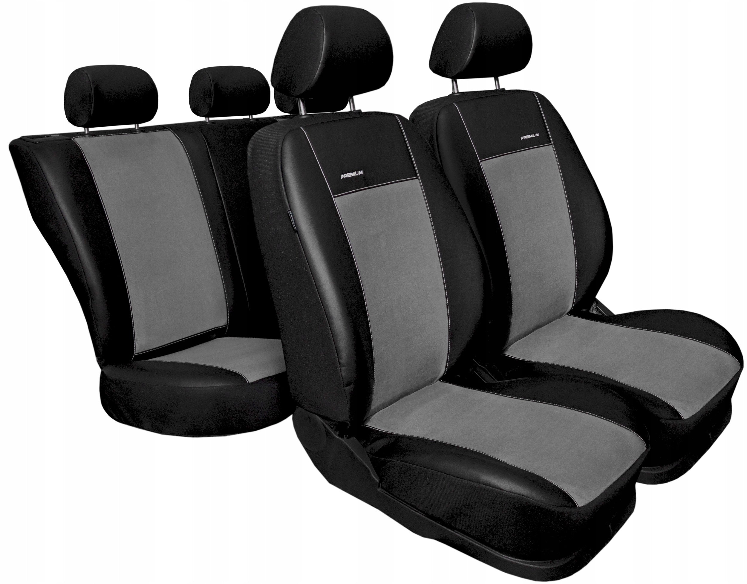 PROFILED PROTECTIVE MAT FOR SEAT - 2pcs - black Kind multipurpose