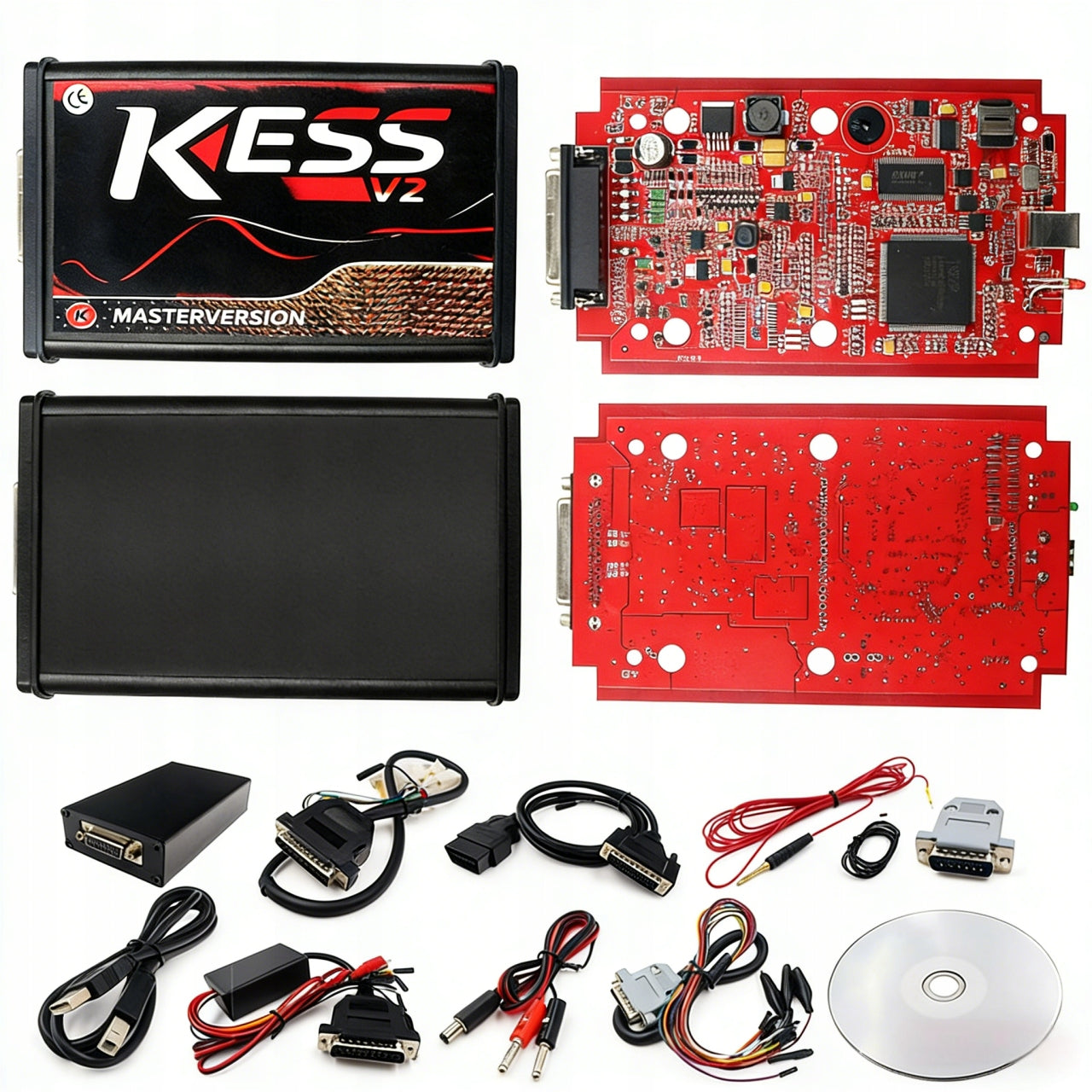 PROGRAMMER INTERFACE KESS V2.80 ECU 5.017 RED EU 3Ccc