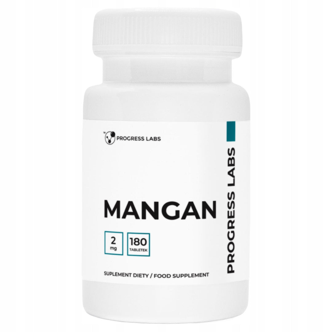 PROGRESS LABS MANGANESE 2MG 180TAB MANGANESE VEGE BONE JOINTS MINERALS