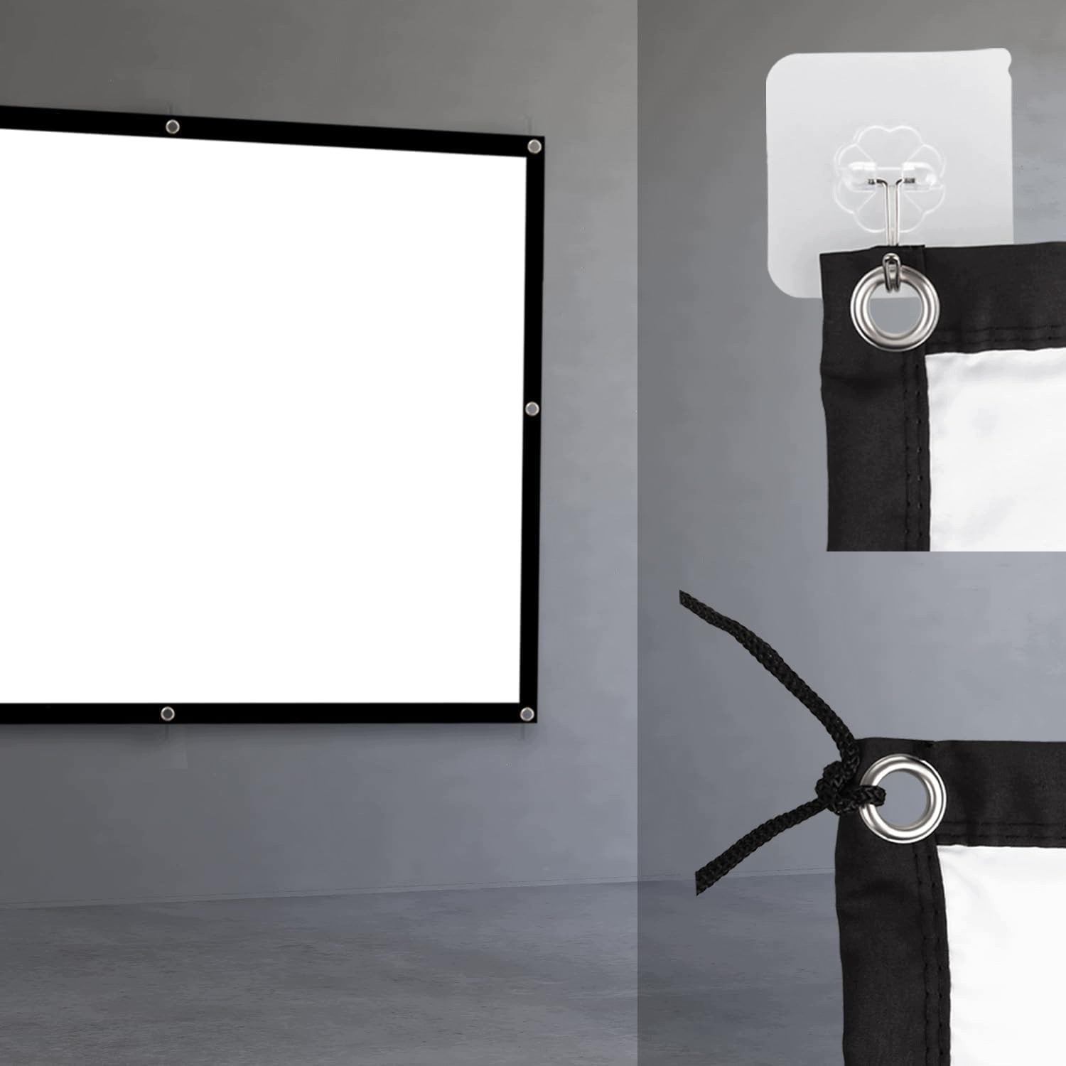 PROJECTION SCREEN 304CM 16:9 FOLDABLE PORTABLE KINOŁACZUKI Brand no brand