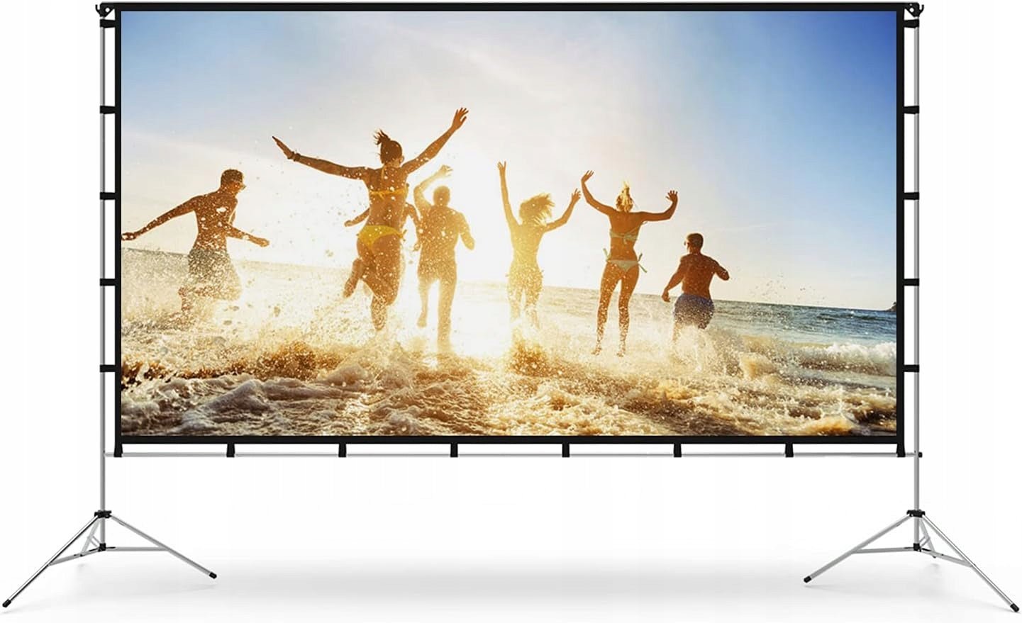 PROJECTION SCREEN BACKGROUND HOME CINEMA TRIPOD SET VANVO 120-INCH K