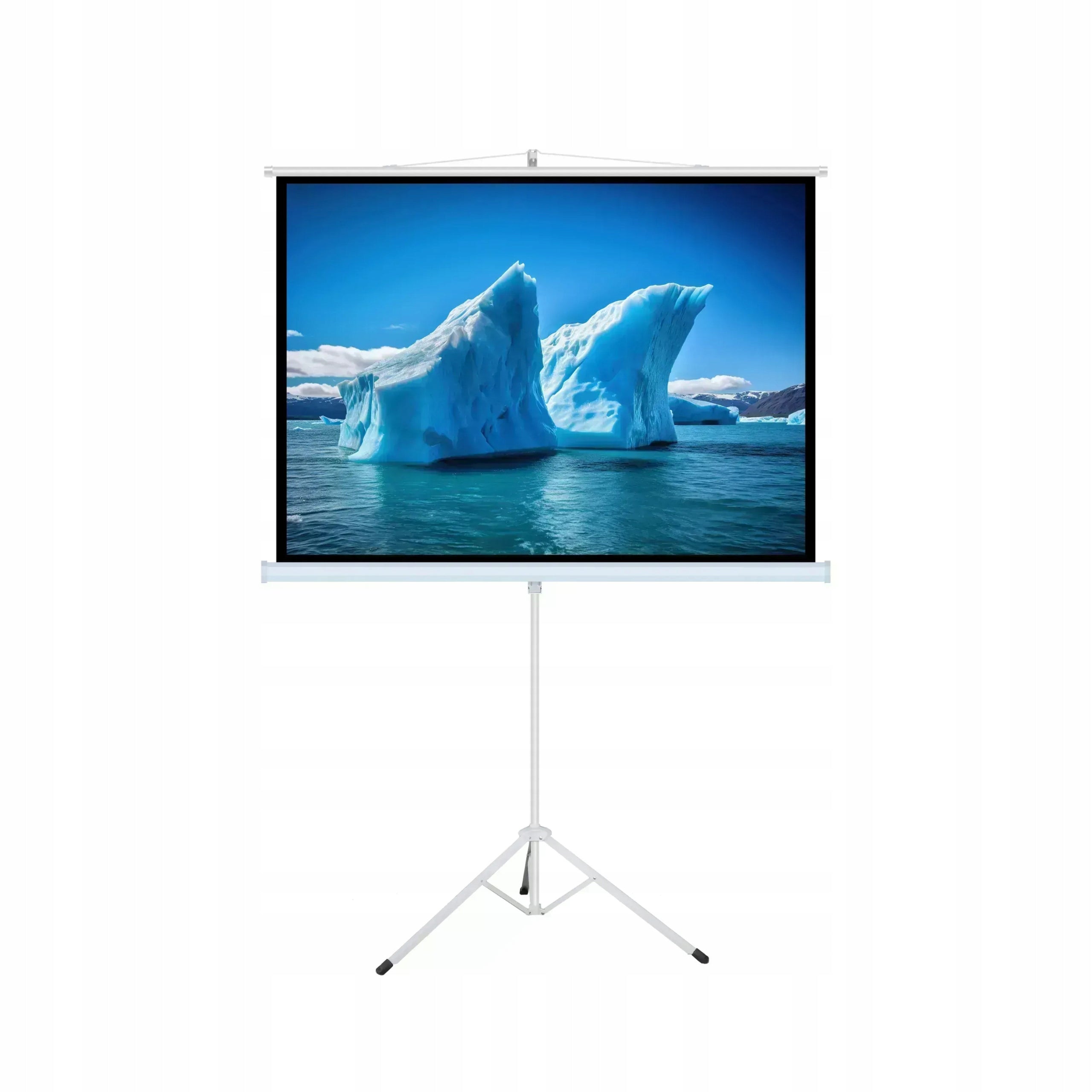 PROJECTION SCREEN ON TRIPOD MANUAL RETRACTABLE 4:3 120" 183x244 TRIPOD