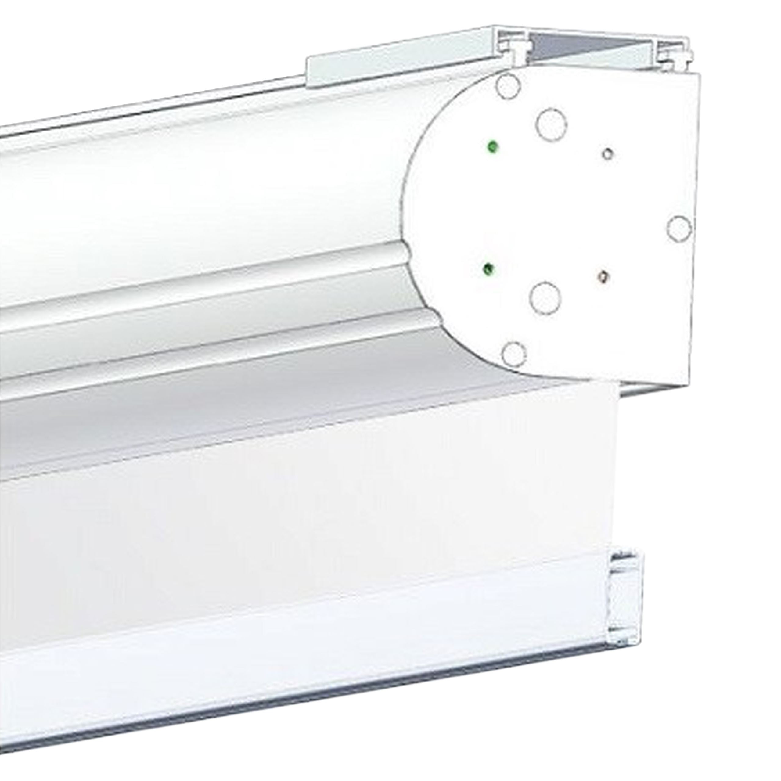 PROJECTION SCREEN UNFOLDED KAUBER WHITE LABEL MATT WHITE 180x101cm 16:9 Packaging status original