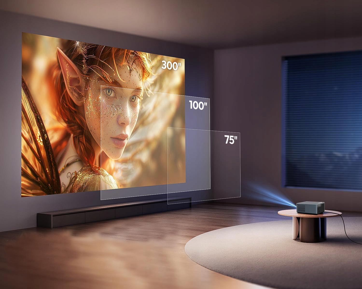 PROJECTOR 30000LM WIFI ANDROID SMART TV FULL HD 4K AUTOFOCUS 300" Manufacturer code Projektor Full HD 4K WiFi SMART TV Android 13