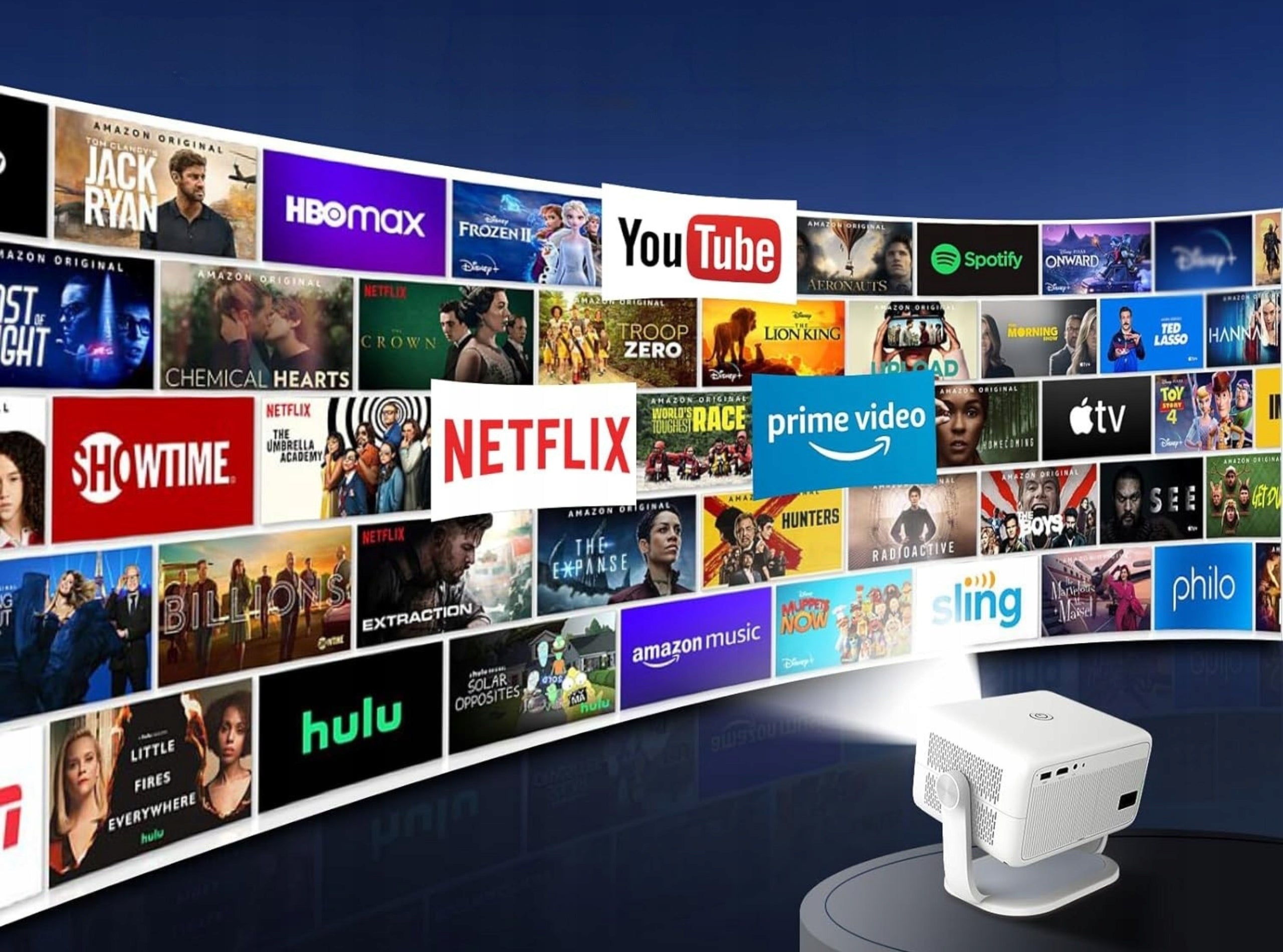 PROJECTOR 4K FULL HD ANDROID AUTO FOCUS NETFLIX ROTARY APPLICATIONS 2026 Manufacturer code B0DLGQDGF8