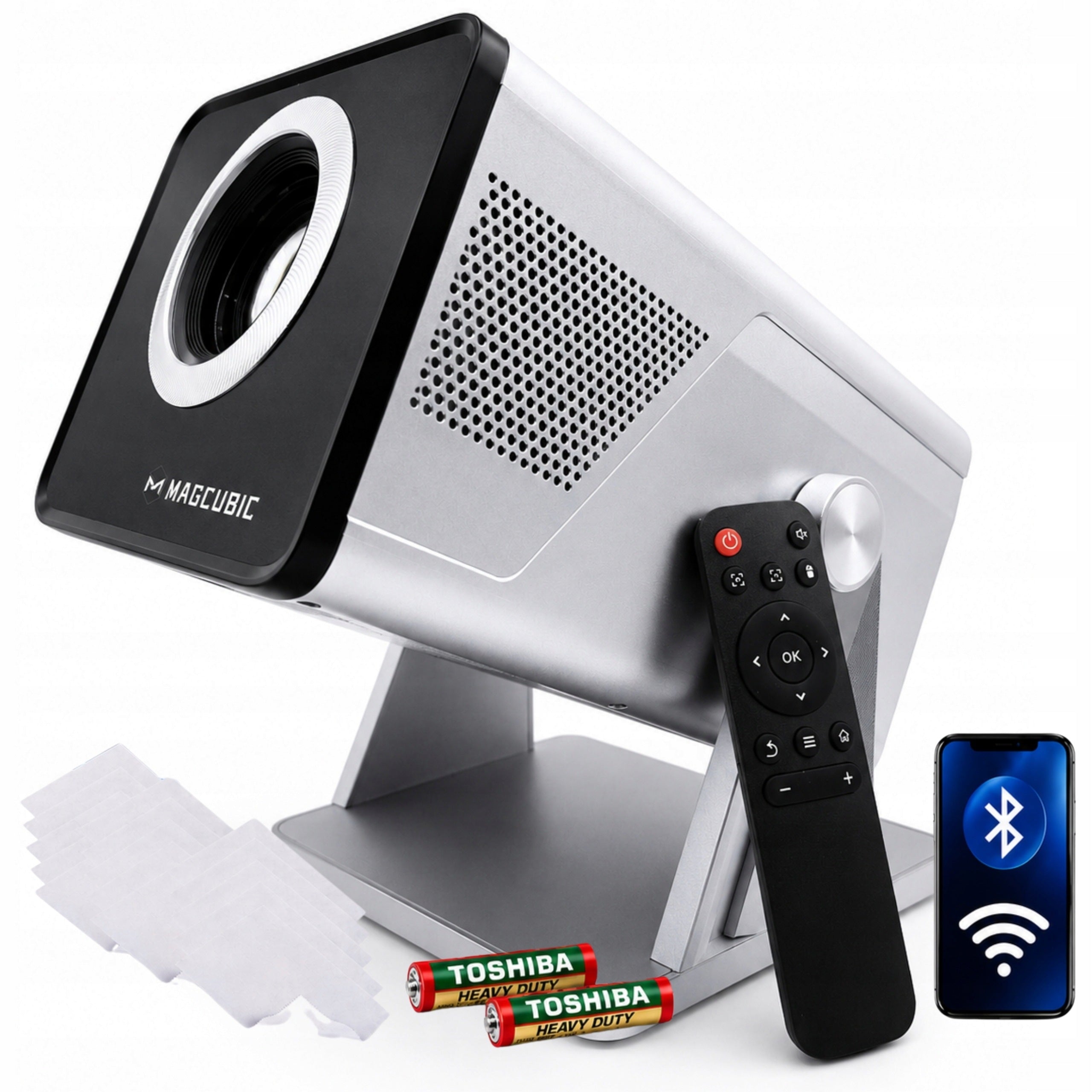 PROJECTOR 4K ROTATING PORTABLE MAGCUBIC X7 ANDROID14 SMART +E-BOOK