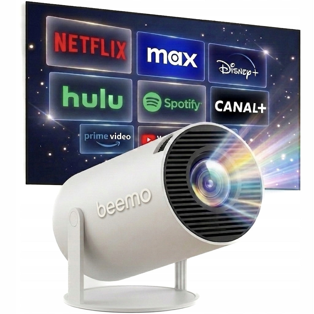 PROJECTOR ANDROID TV 4K WIFI FULL HD BEEMO NEO 300 SMART SPEAKER