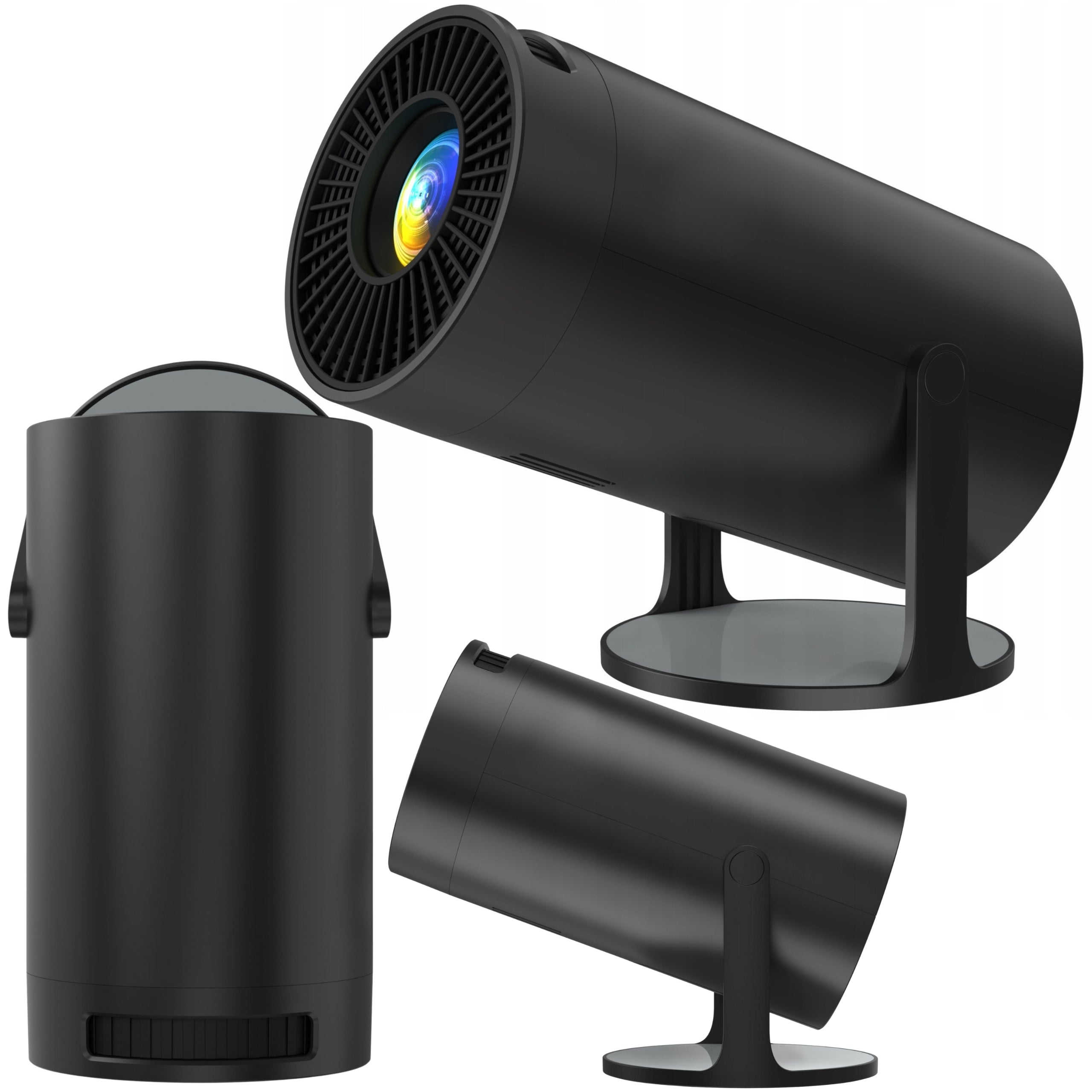 PROJECTOR ANDROID TV WIFI FULL HD SMART SPEAKER BLACK PORTABLE