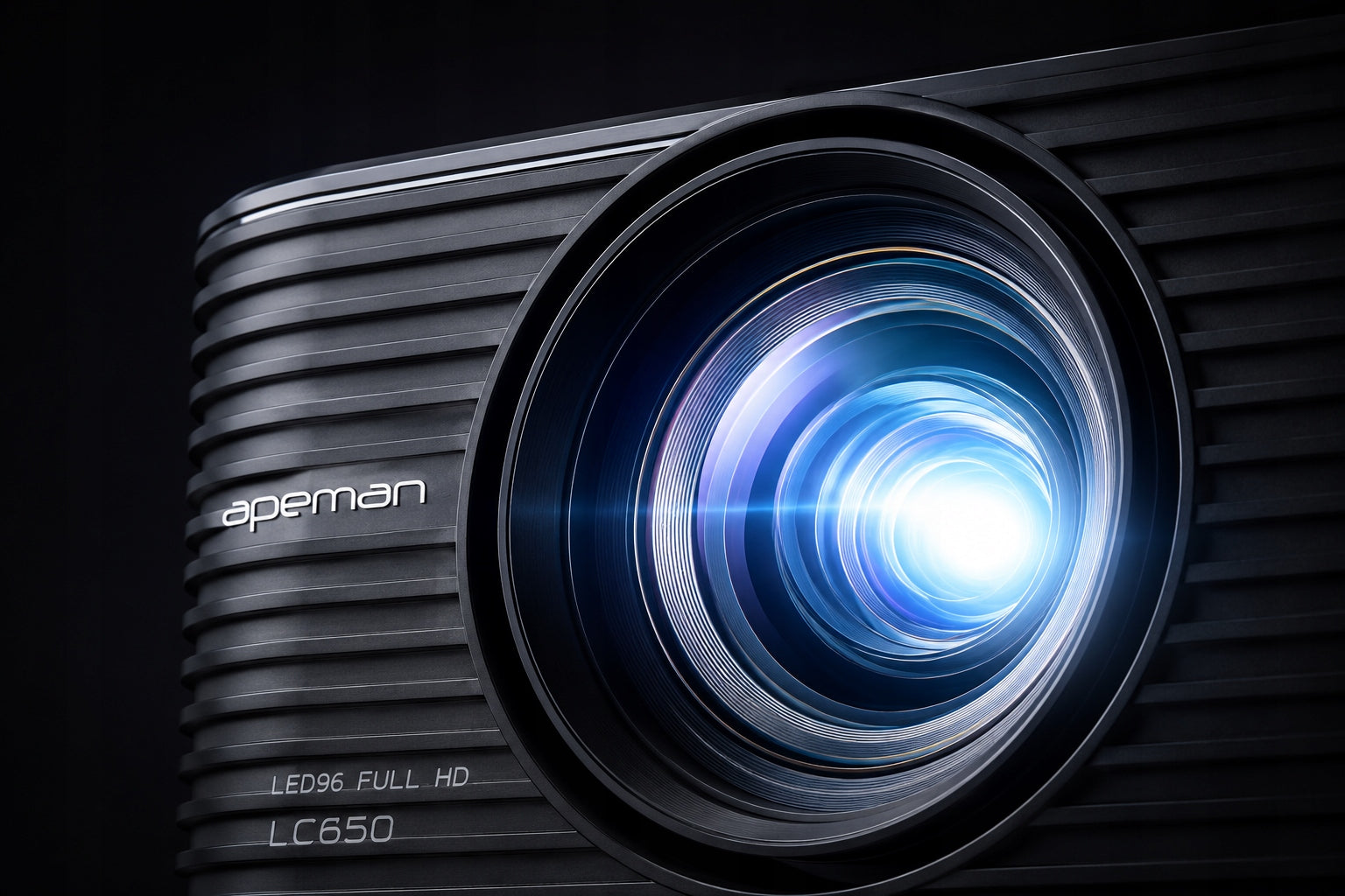 PROJECTOR APEMAN LC650 FULL HD 1080P 300" LED HDMI USB 4K HOME THEATER Packaging status original