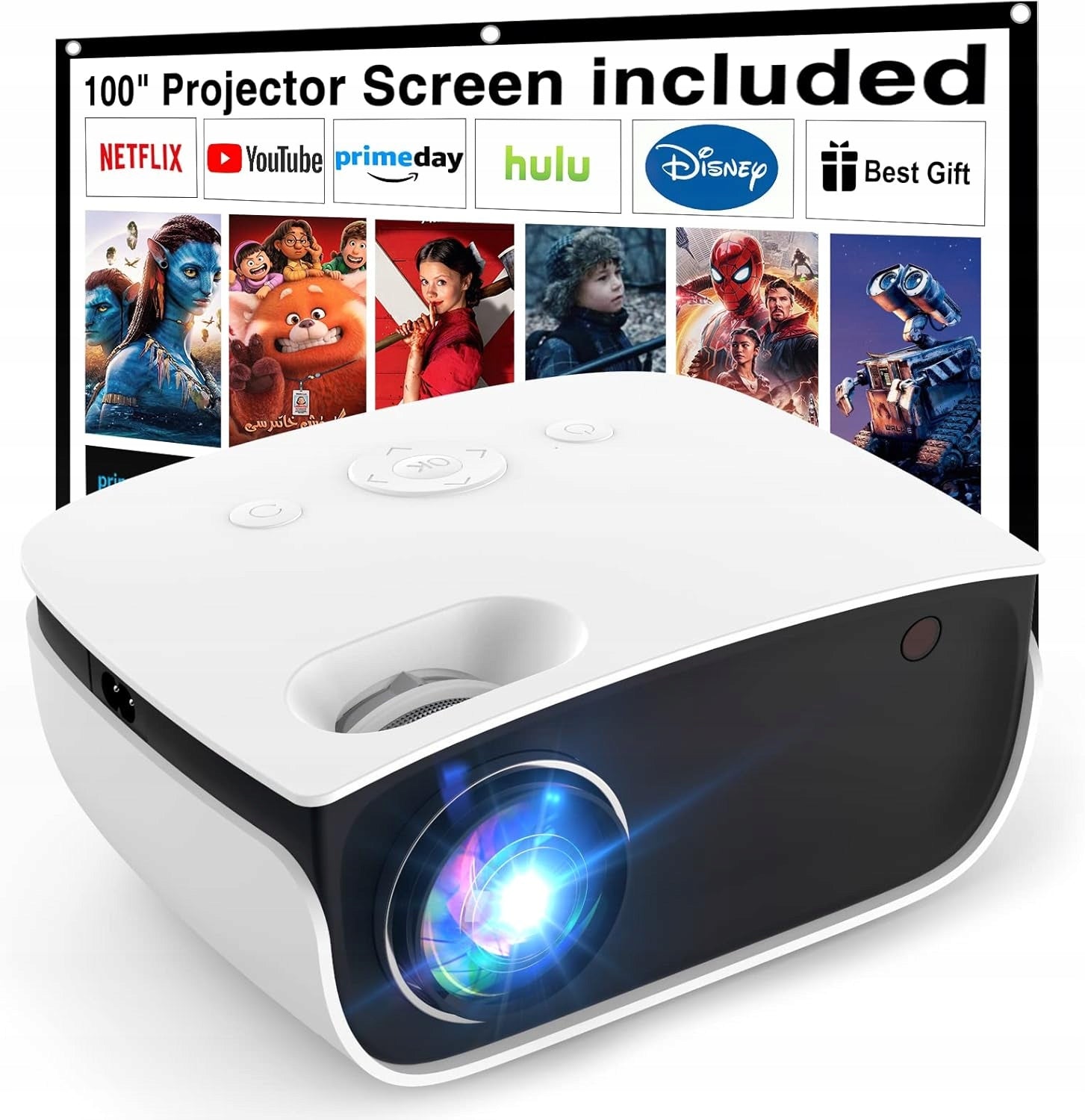 PROJECTOR FULL HD 7500LM HOME CINEMA LCD BLUETOOTH 5.1 TOPVISION