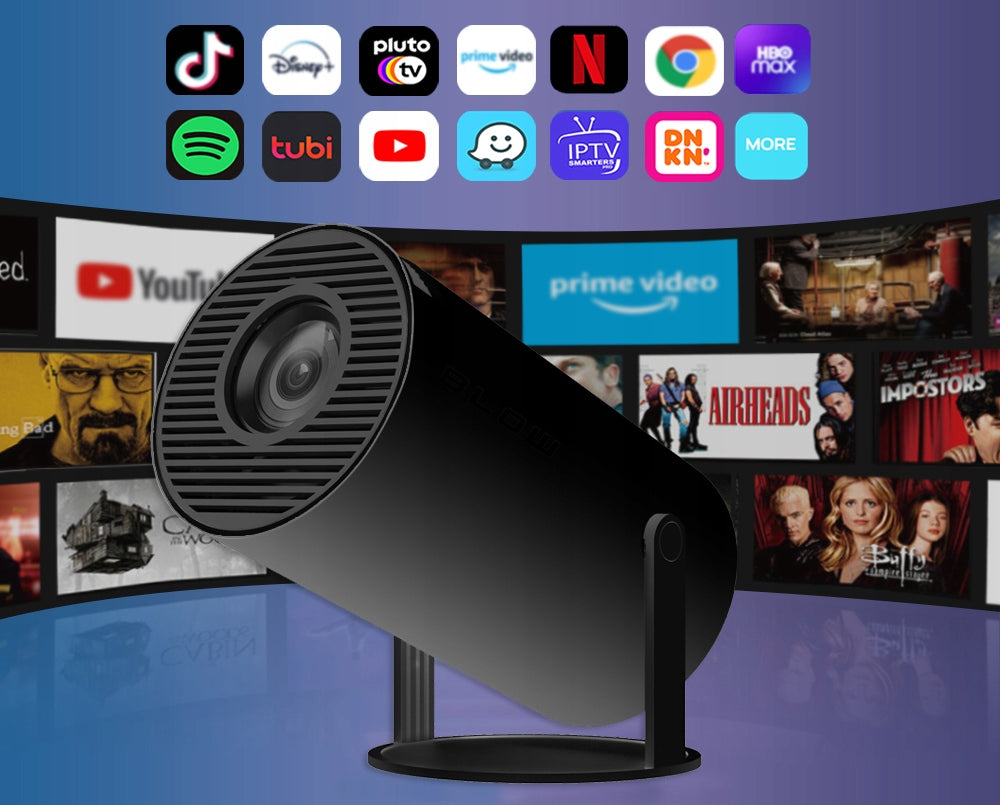 PROJECTOR FULL HD PORTABLE WIFI 1080P 4K USB REMOTE CONTROL IOS ANDROID Manufacturer code Projektor OdSerca HY300-720P Czarny Smart