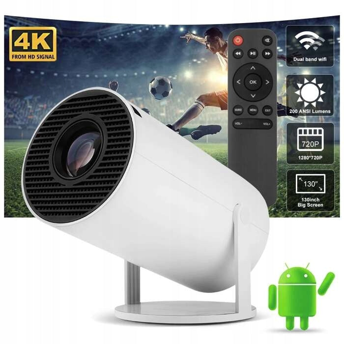 PROJECTOR FULL HD PORTABLE WIFI 1080P 4K USB REMOTE CONTROL IOS ANDROID Model 578349753